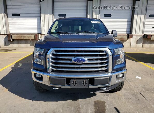 1FTFW1EGXGFC06440 2016 FORD F150 Blue Դիմացի տեսք