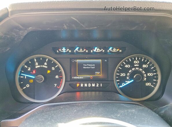 1FTFW1EGXGFC06440 2016 FORD F150 Blue Սարքավորումների վահանակի տեսք