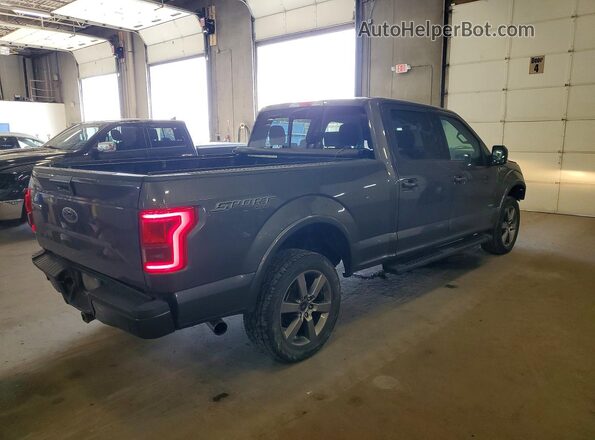 1FTFW1EGXGKF11136 2016 FORD F150 Серый Задняя правая четверть