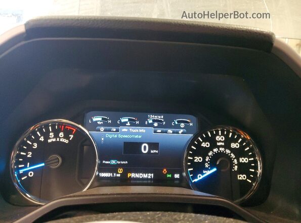 1FTFW1EGXGKF11136 2016 FORD F150 Серый Вид щитка приборов
