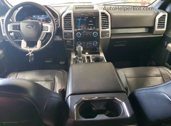 1FTFW1EGXGKF11136 2016 FORD F150 Серый Вид панели приборов
