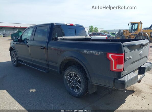 1FTFW1EGXHFA98306 2017 FORD F150 Black Tył lewy