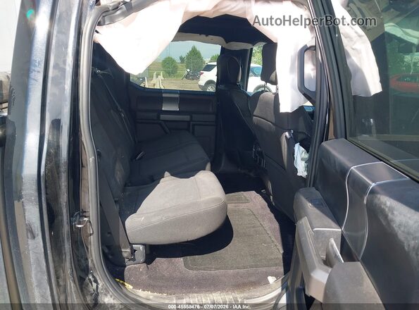 1FTFW1EGXHFA98306 2017 FORD F150 Black Widok naklejki z numerem VIN