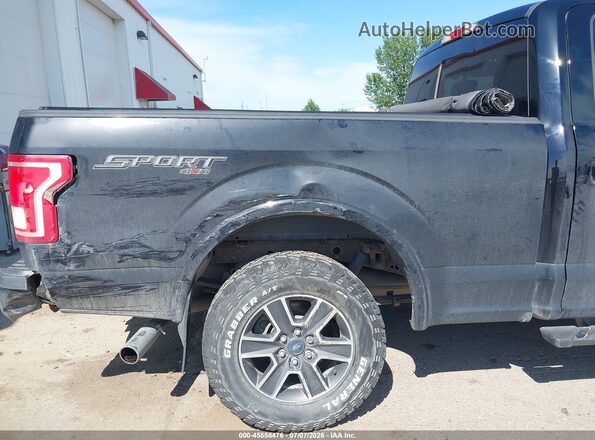 1FTFW1EGXHFA98306 2017 FORD F150 Black Widok z przodu