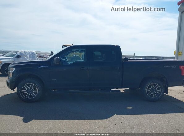 1FTFW1EGXHFA98306 2017 FORD F150 Black Widok wnętrza 360 stopni