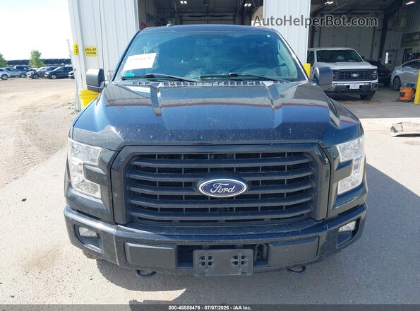 1FTFW1EGXHFA98306 2017 FORD F150 Black Widok zestawu wskaźników