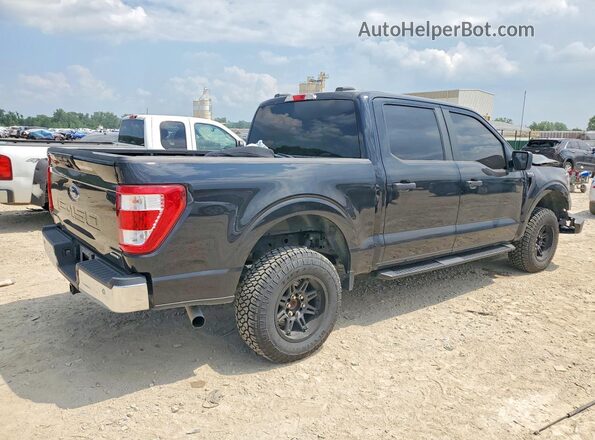 1FTFW1P84PKD67993 2023 FORD F150 Черный Задняя правая четверть