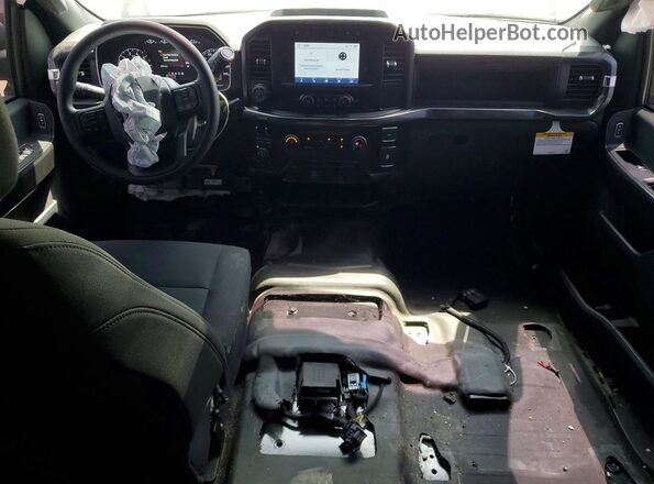 1FTFW1P84PKD67993 2023 FORD F150 Черный Вид панели приборов