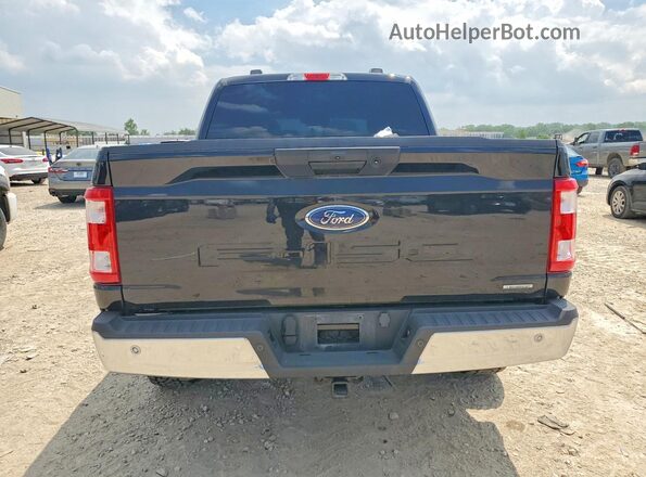 1FTFW1P84PKD67993 2023 FORD F150 Черный Вид сзади