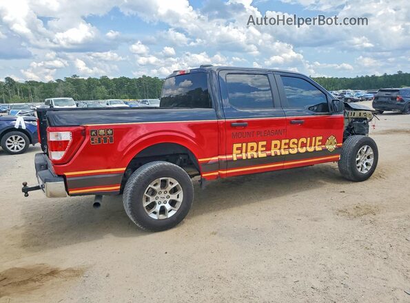 1FTFW1P8XMKE68564 2021 FORD F150 Red Tył prawy