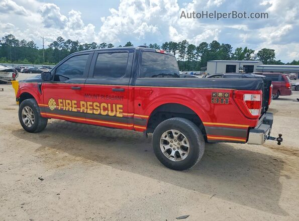 1FTFW1P8XMKE68564 2021 FORD F150 Red Tył lewy