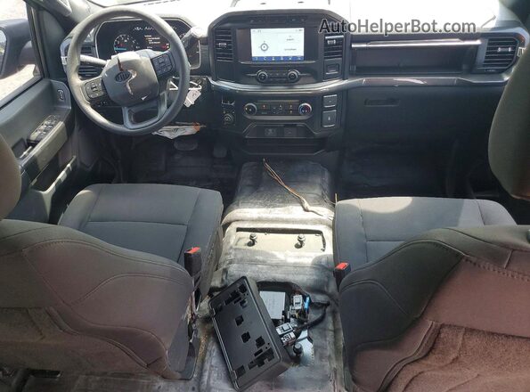 1FTFW1P8XMKE68564 2021 FORD F150 Red Widok deski rozdzielczej