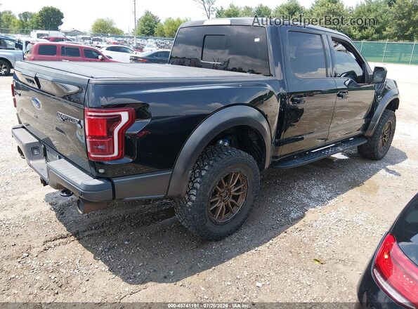1FTFW1RG0HFA44393 2017 FORD F150 Black Trasero derecho