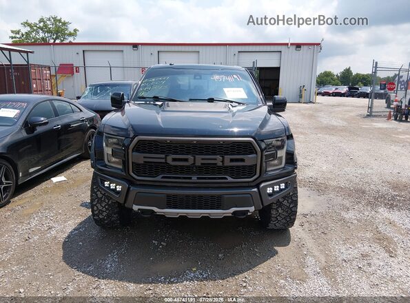1FTFW1RG0HFA44393 2017 FORD F150 Black Vista del cuadro de instrumentos