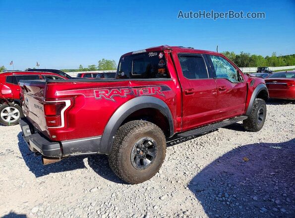 1FTFW1RG0HFC22500 2017 FORD F150 Red Задня права чверть