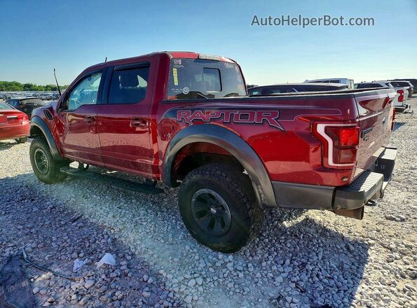1FTFW1RG0HFC22500 2017 FORD F150 Red Задня ліва чверть
