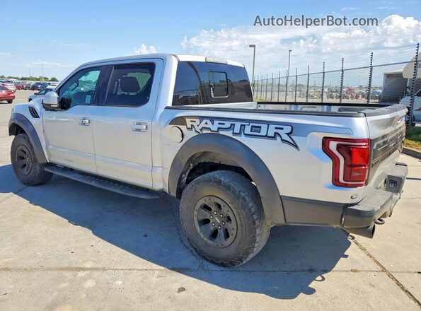 1FTFW1RG0JFC54689 2018 FORD F150 Silver უკანა მარცხენა