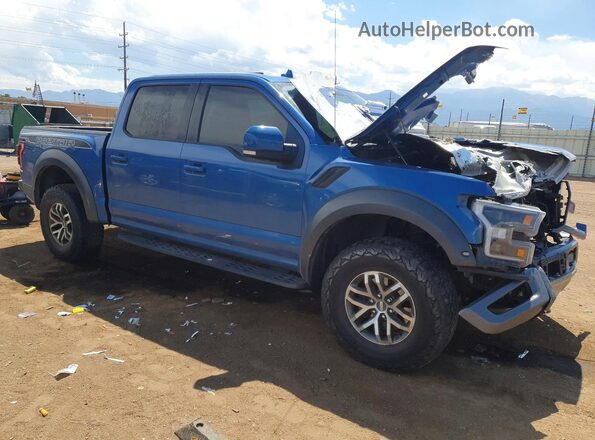 1FTFW1RG0KFA16231 2019 FORD F150 Blue Przód prawy