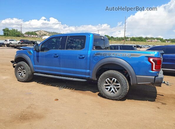 1FTFW1RG0KFA16231 2019 FORD F150 Blue Tył lewy