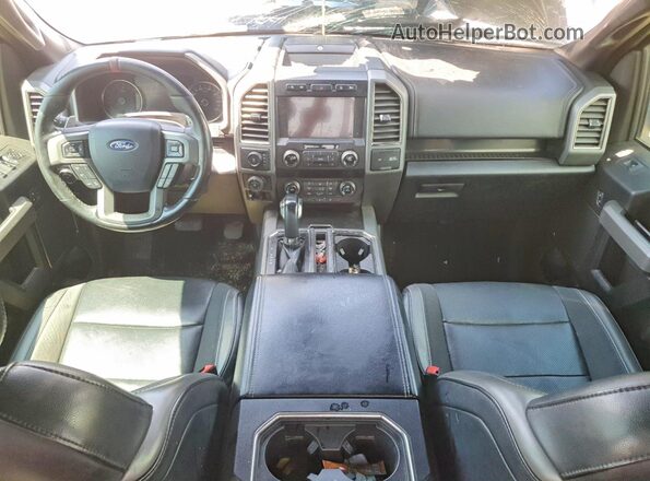 1FTFW1RG0KFA16231 2019 FORD F150 Blue Widok deski rozdzielczej