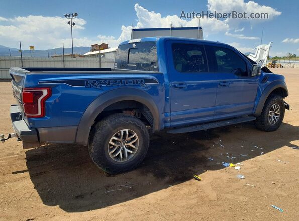 1FTFW1RG0KFA16231 2019 FORD F150 Blue Tył prawy