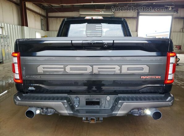 1FTFW1RG0PFB42466 2023 FORD F150 Black Вид ззаду