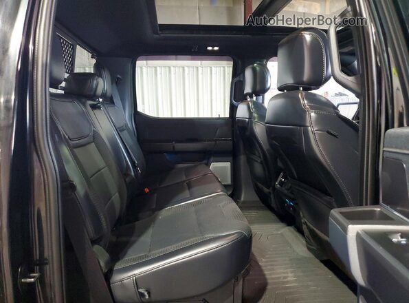 1FTFW1RG0PFB42466 2023 FORD F150 Black Вид задніх сидінь