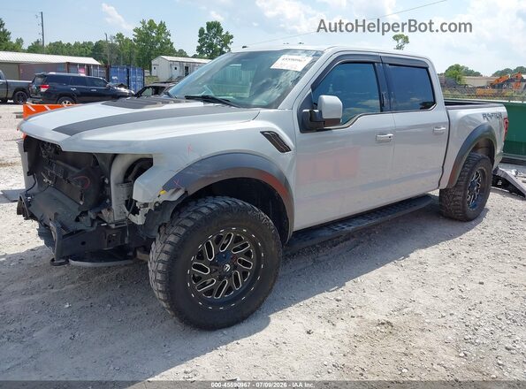 1FTFW1RG1HFB84677 2017 FORD F150 Silver Передня ліва чверть