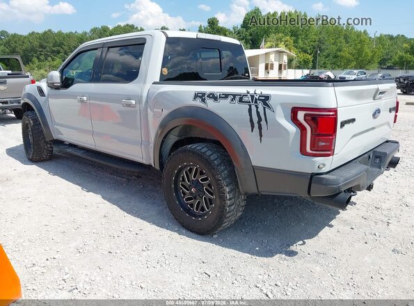 1FTFW1RG1HFB84677 2017 FORD F150 Silver Задня ліва чверть