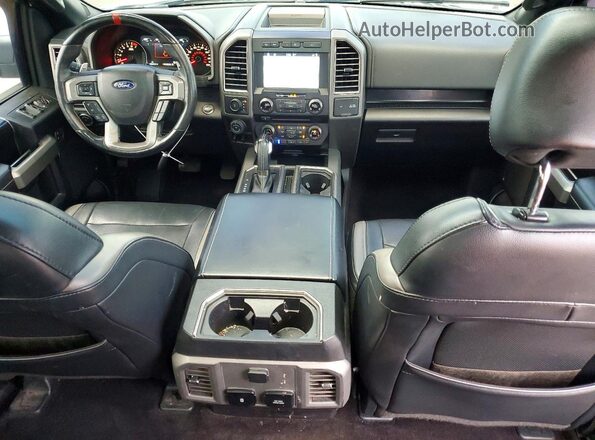 1FTFW1RG1HFC13529 2017 FORD F150 White Dashboard view
