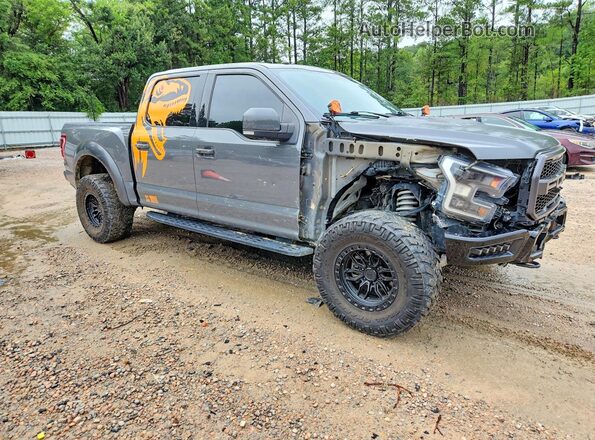 1FTFW1RG1JFD26029 2018 FORD F150 Серый Передняя правая четверть