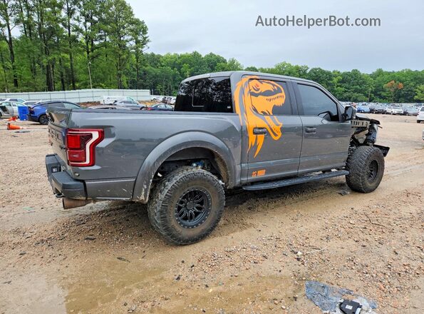 1FTFW1RG1JFD26029 2018 FORD F150 Серый Задняя правая четверть
