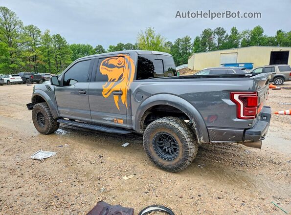 1FTFW1RG1JFD26029 2018 FORD F150 Серый Задняя левая четверть