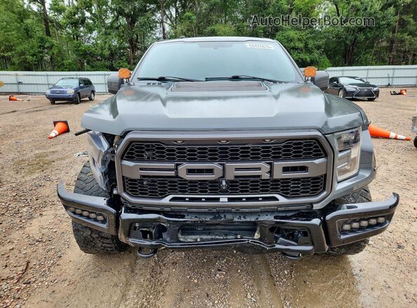 1FTFW1RG1JFD26029 2018 FORD F150 Серый Вид спереди