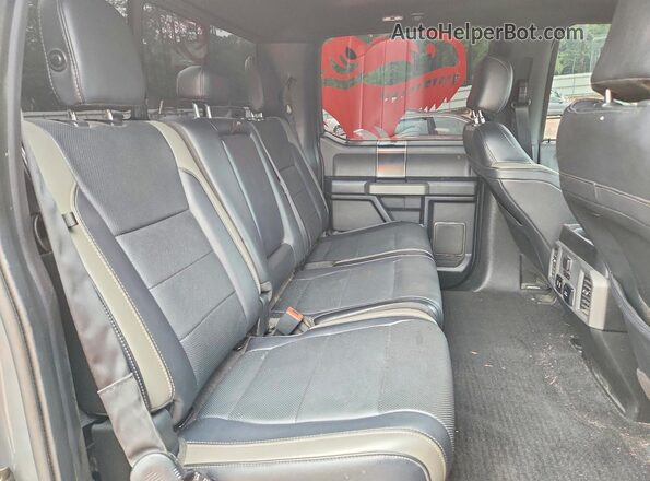 1FTFW1RG1JFD26029 2018 FORD F150 Серый Вид задних сидений