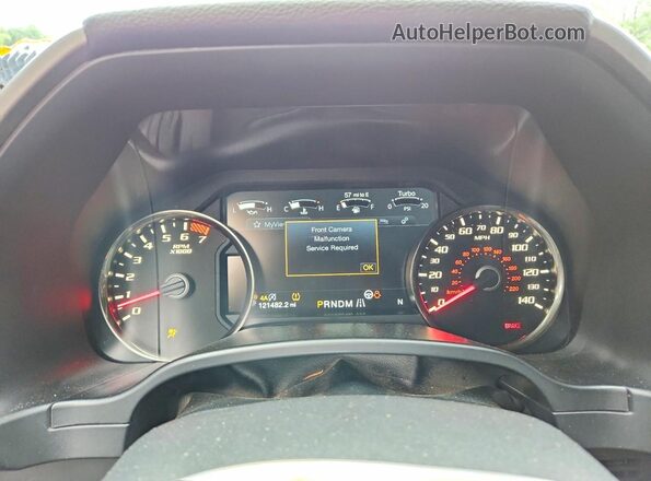 1FTFW1RG1JFD26029 2018 FORD F150 Серый Вид щитка приборов
