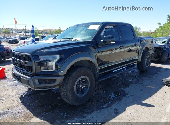 1FTFW1RG1JFD69656 2018 FORD F150 Черный Передняя левая четверть