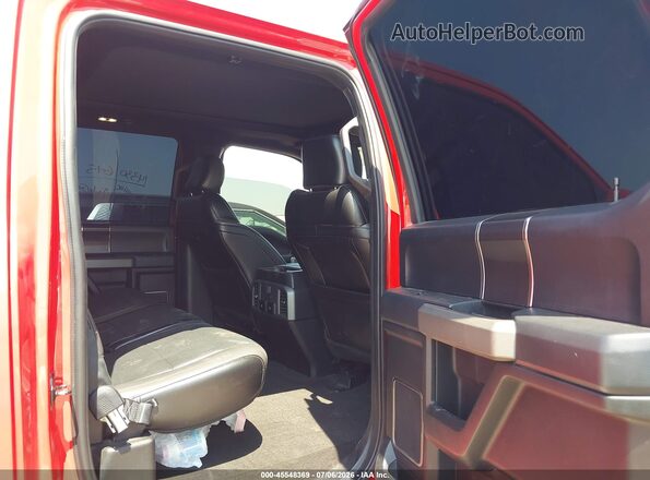 1FTFW1RG1KFA61307 2019 FORD F150 Red Widok naklejki z numerem VIN