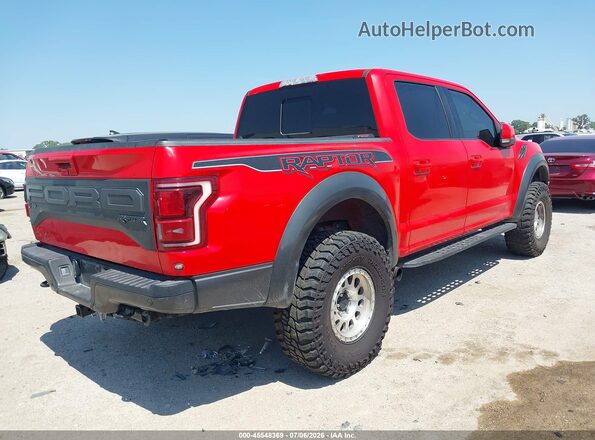 1FTFW1RG1KFA61307 2019 FORD F150 Red Tył prawy
