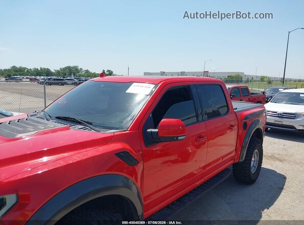 1FTFW1RG1KFA61307 2019 FORD F150 Red Widok z przodu
