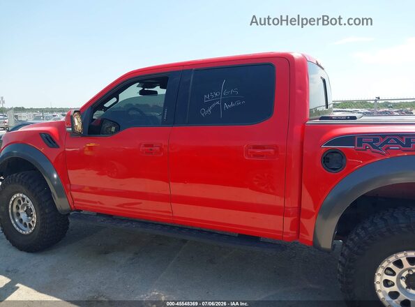 1FTFW1RG1KFA61307 2019 FORD F150 Red Widok wnętrza 360 stopni