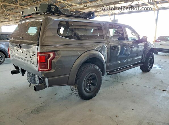 1FTFW1RG2JFB44713 2018 FORD F150 Gray Rear right