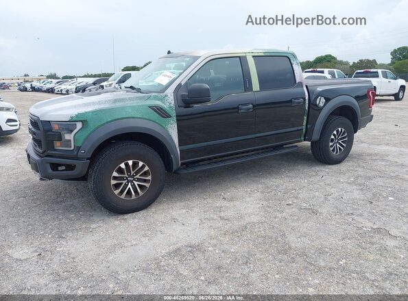 1FTFW1RG2KFA43916 2019 FORD F150 Черный Передняя левая четверть