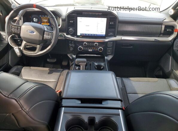 1FTFW1RG2PFA12382 2023 FORD F150 White Вид панелі приладів