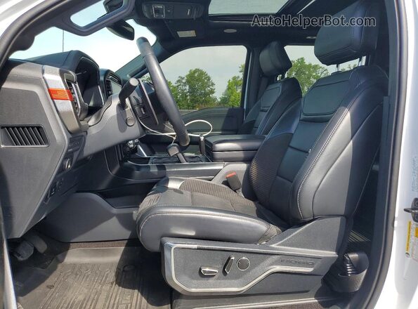 1FTFW1RG2PFA12382 2023 FORD F150 White Вид салону спереду