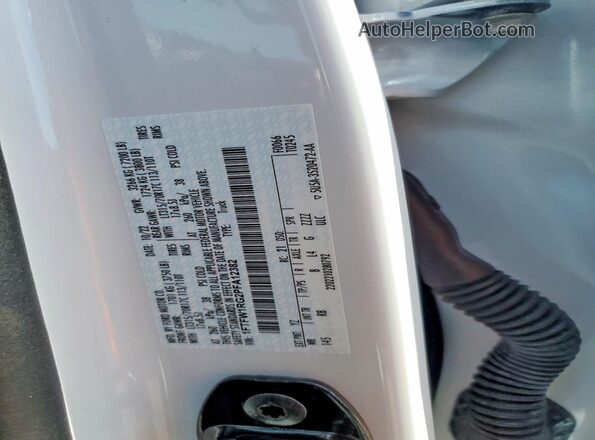 1FTFW1RG2PFA12382 2023 FORD F150 White Вид наклейки з VIN-кодом