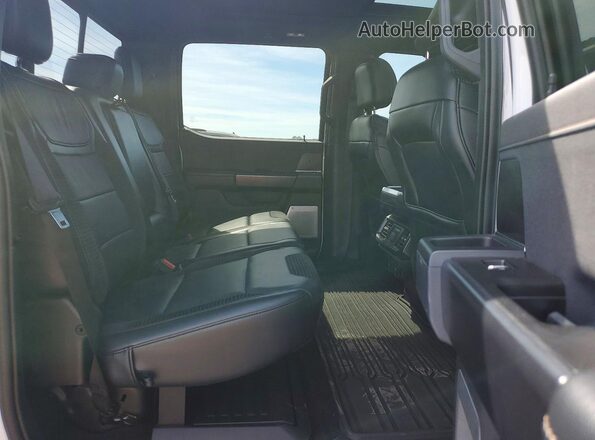 1FTFW1RG2PFA12382 2023 FORD F150 White Вид задніх сидінь