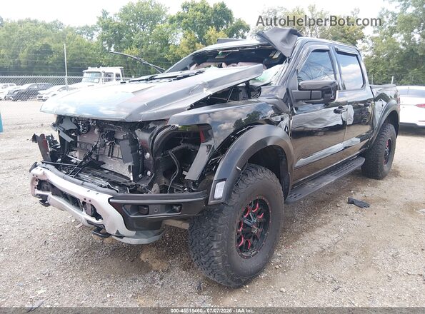 1FTFW1RG2SFC55814 2025 FORD F150 Черный Передняя левая четверть