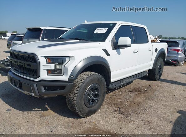 1FTFW1RG3KFA61079 2019 FORD F150 White Առջևի ձախ երեք քառորդ տեսարան