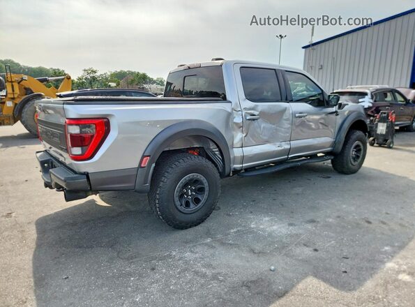 1FTFW1RG3NFC43014 2022 FORD F150 Silver Trasero derecho